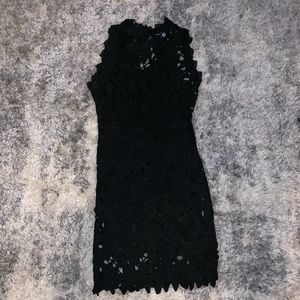 Black lace dress